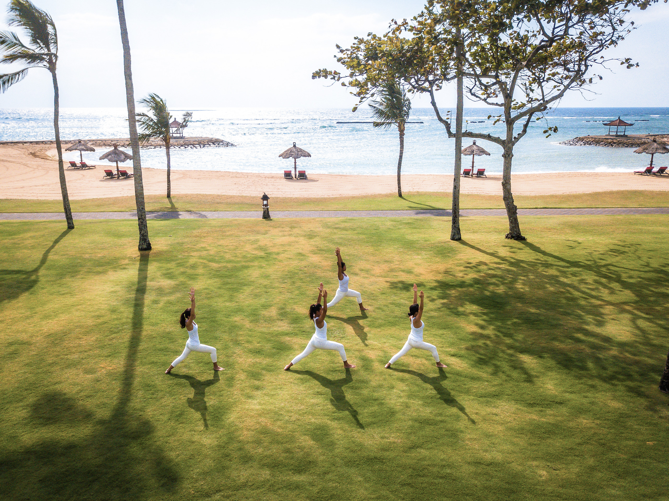 Yoga group lesson