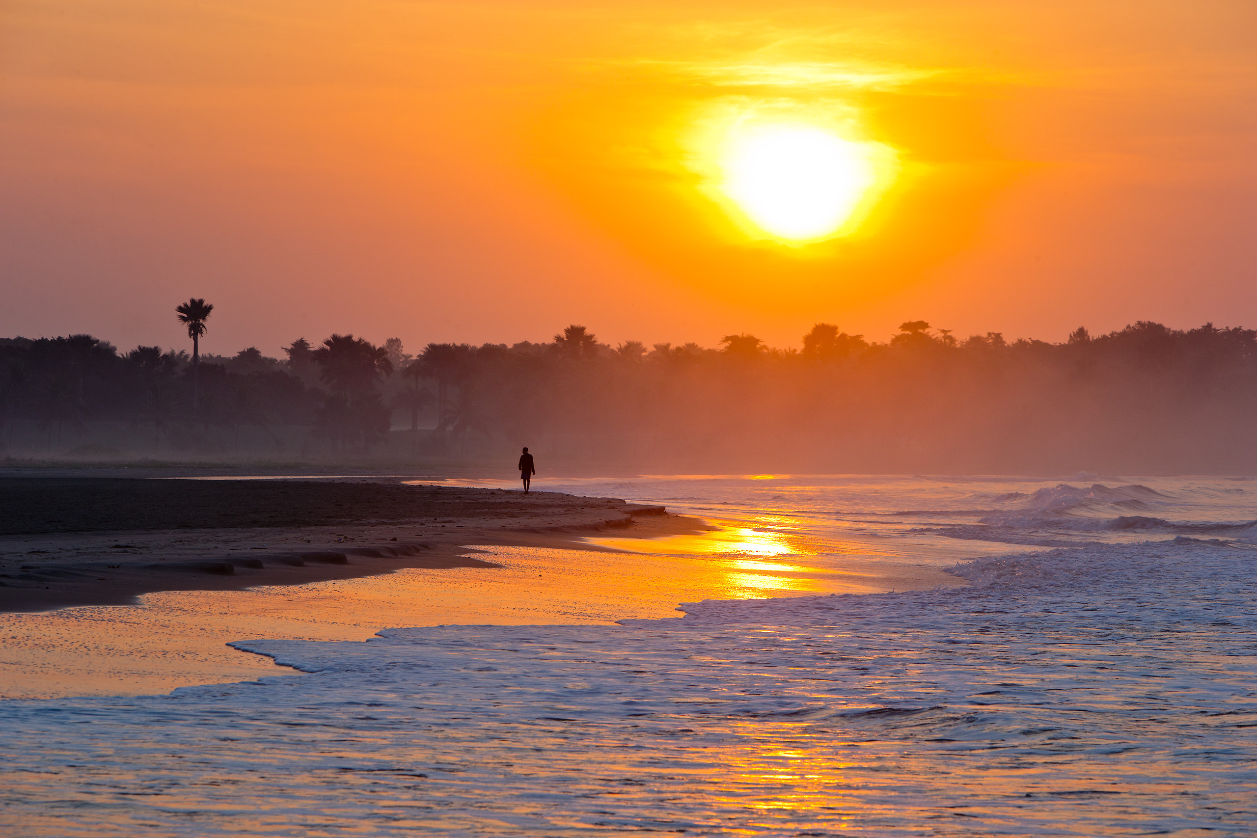 Escapade au coucher du soleil