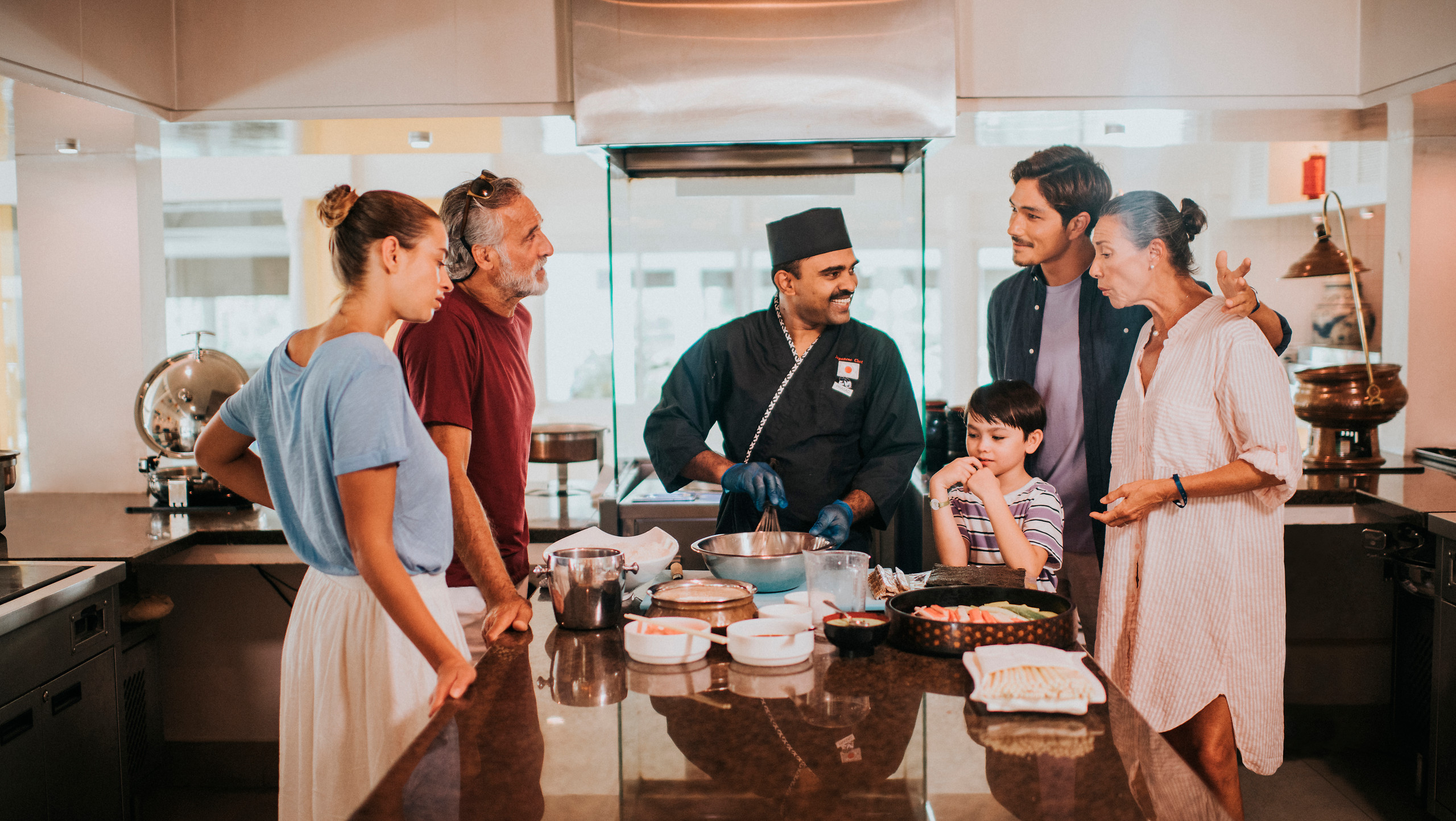 Cooking lesson & demonstration