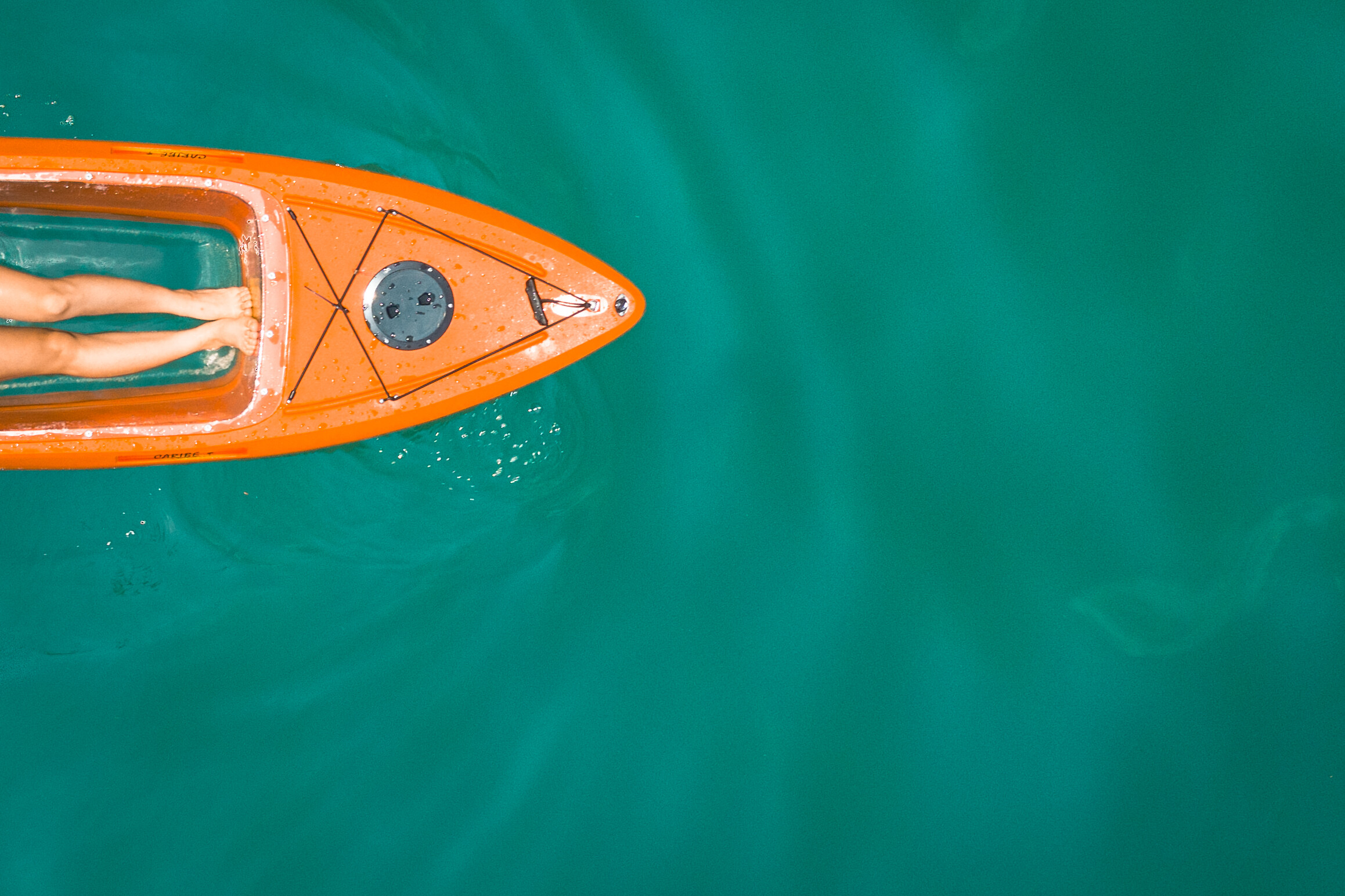 Glass bottom kayak