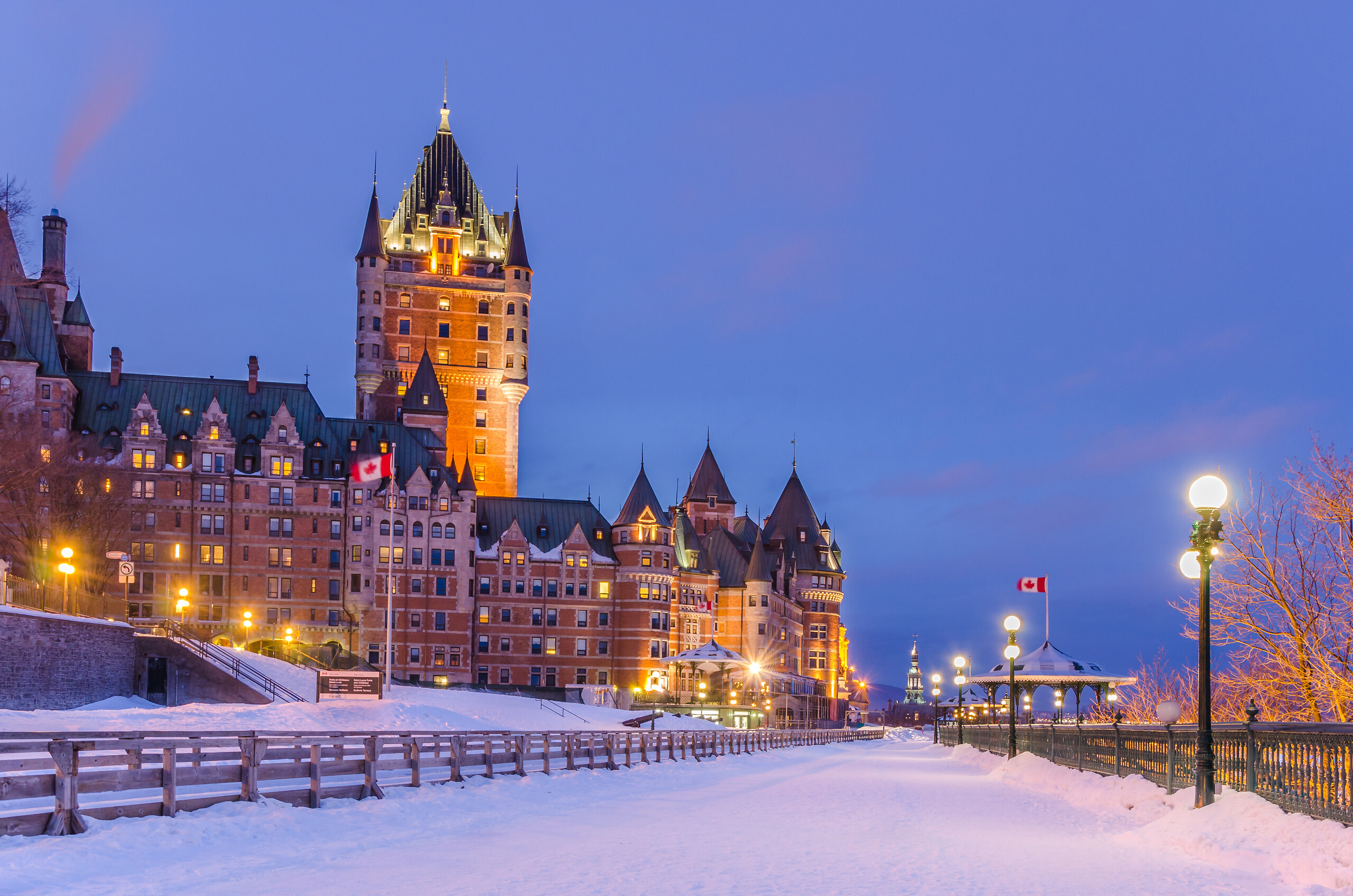 Visite de la Ville de Québec et l'Hôtel de glace