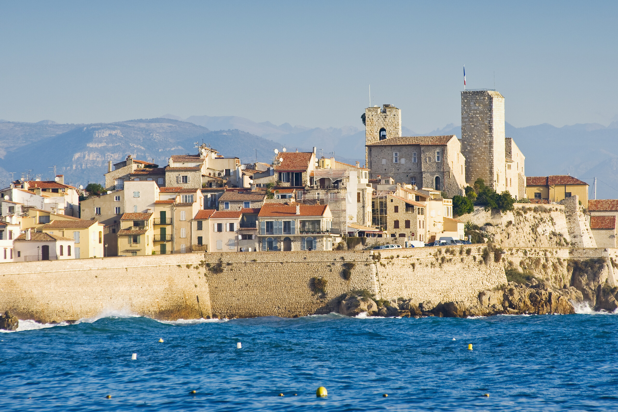 Antibes, fortified city and bridge