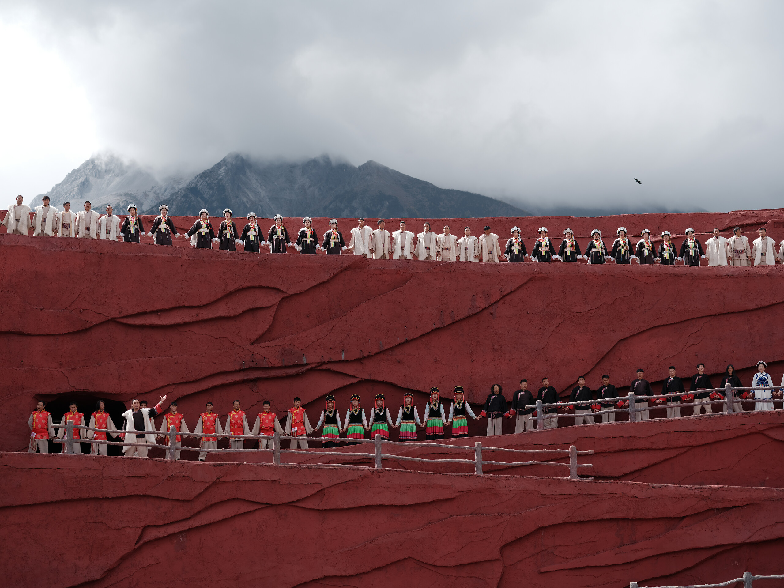 Spektakl „Wieczna miłość” w Lijiang