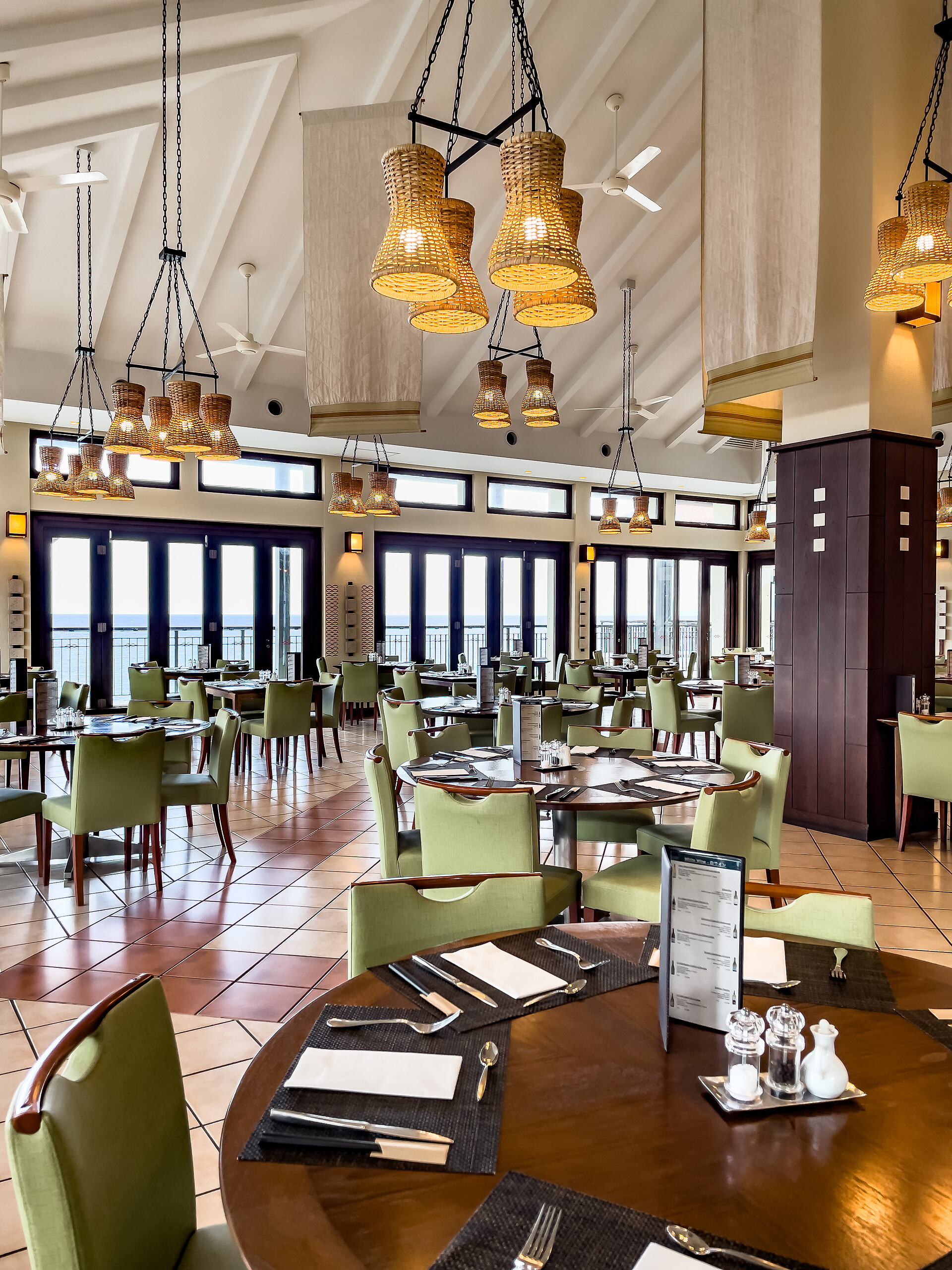 The main restaurant