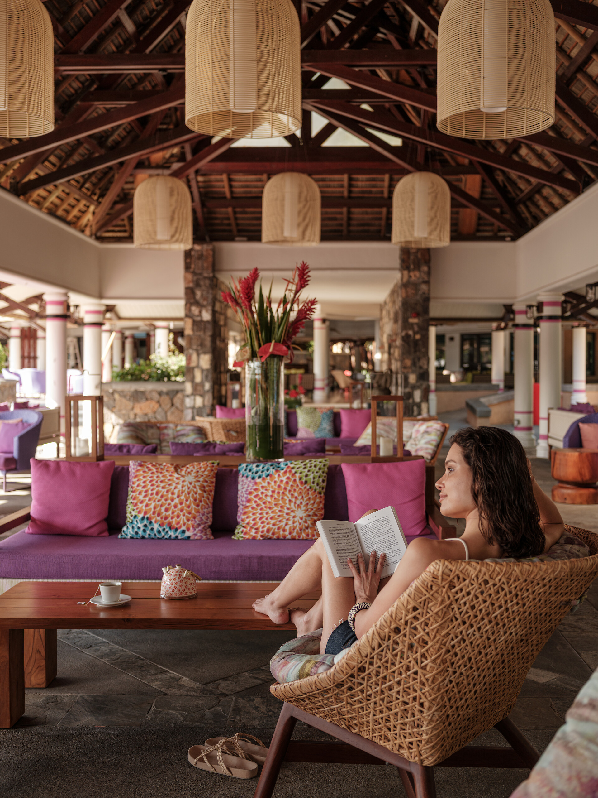 In the Club Med Resort: Le Banian
