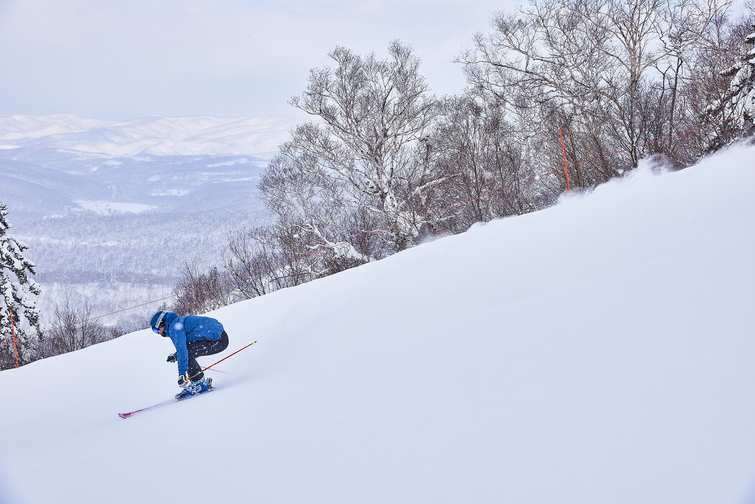 Neve powder e pistas de esqui no Club Med Kiroro, em Hokkaido, Japão