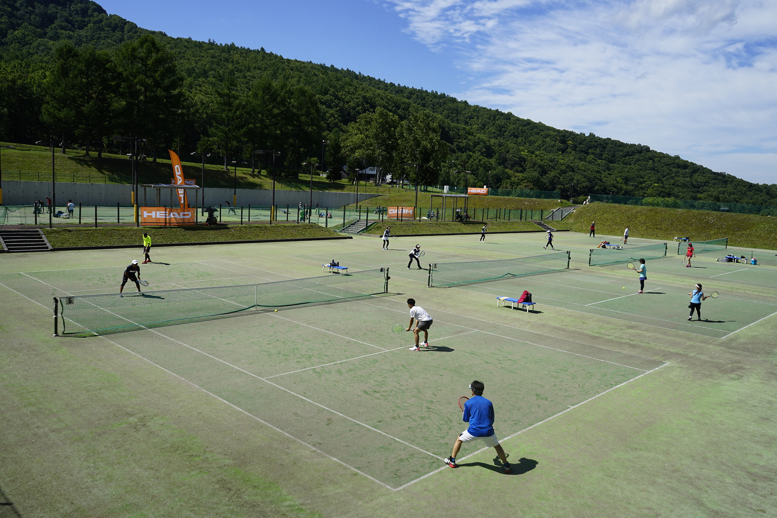 Tennis courts