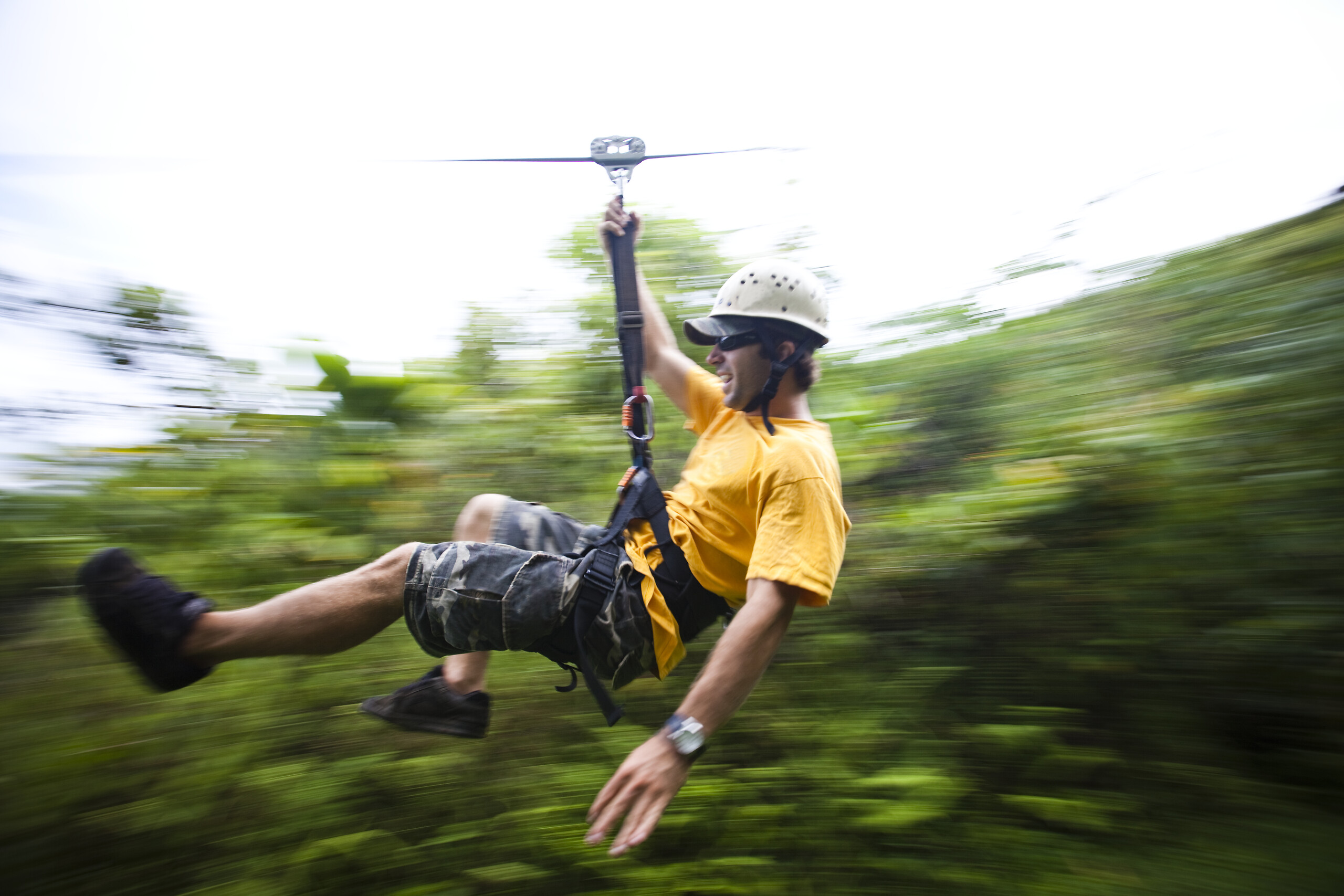 Zip line eco splash