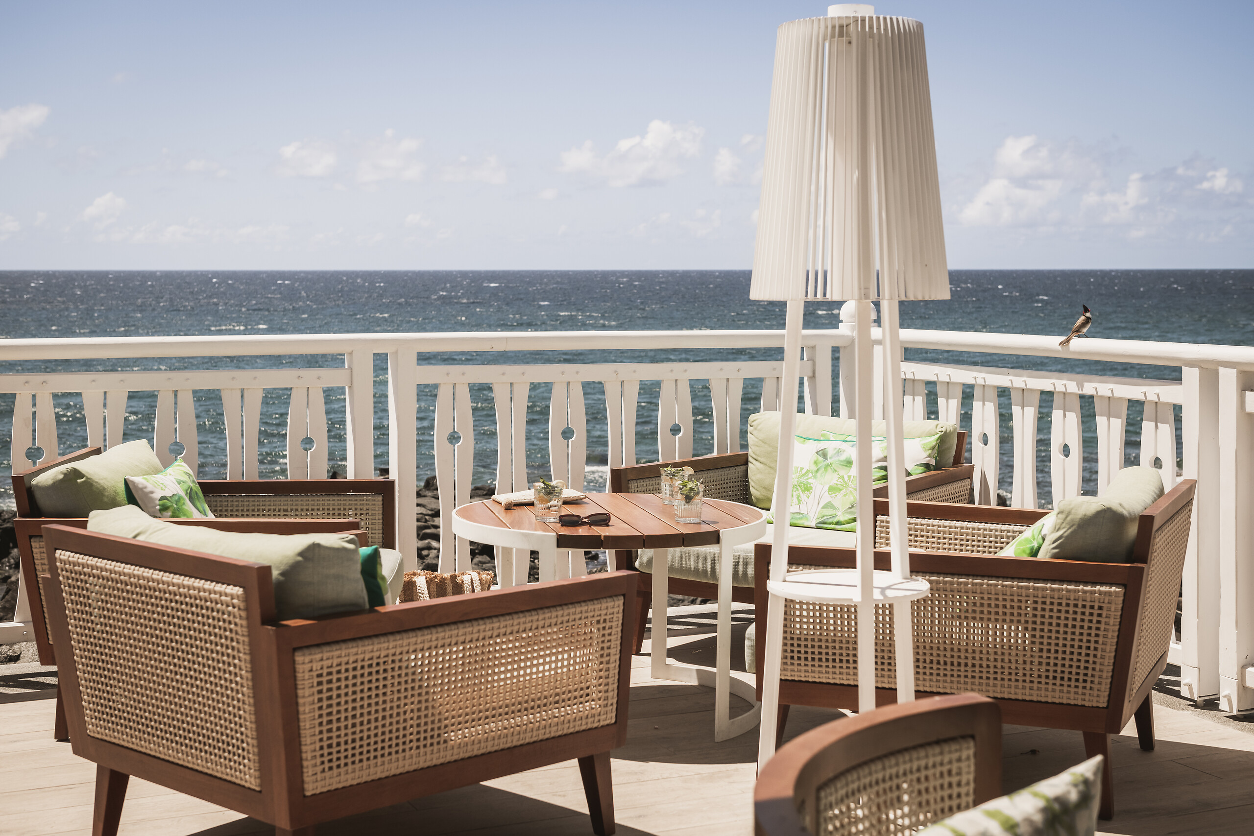 In the Club Med Resort: the Alouda