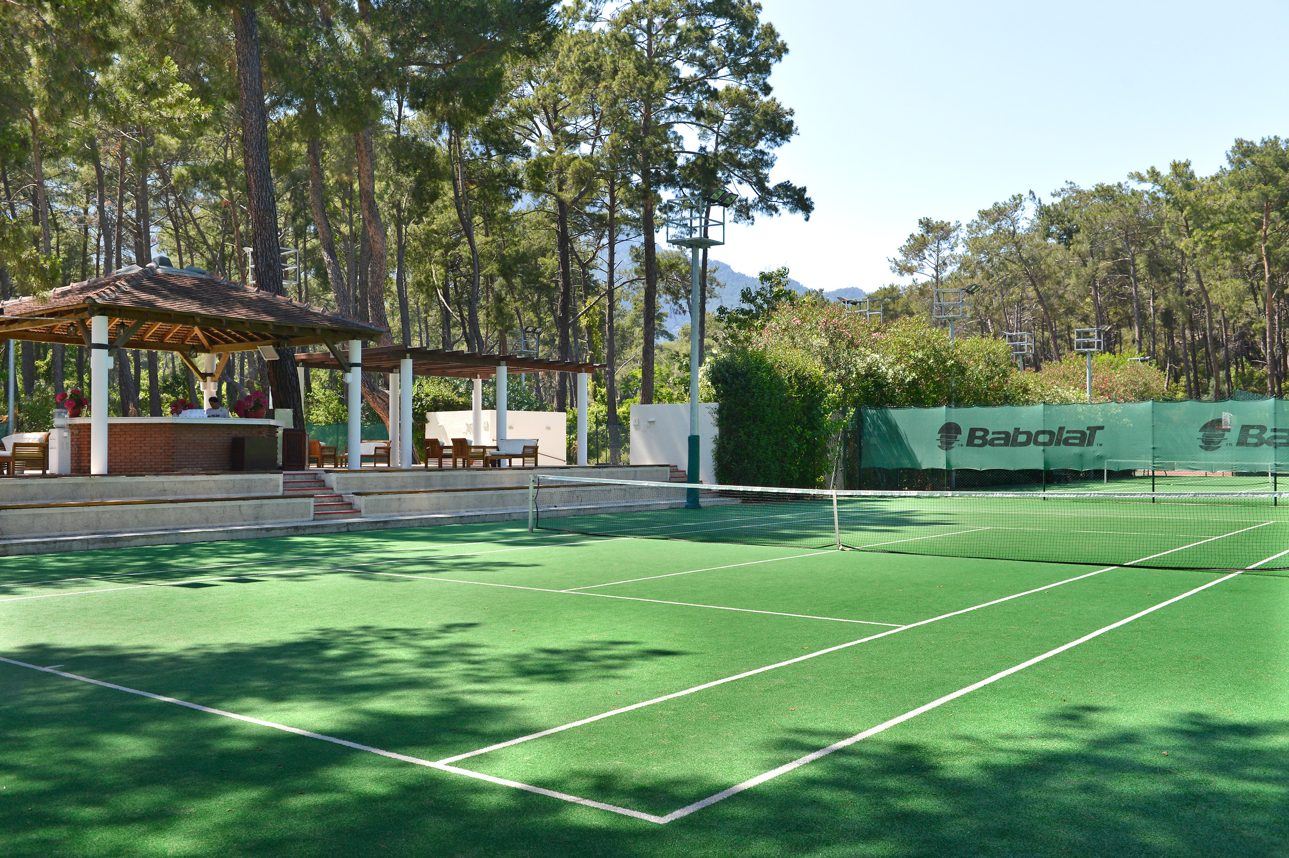 Courts de tennis en accès libre