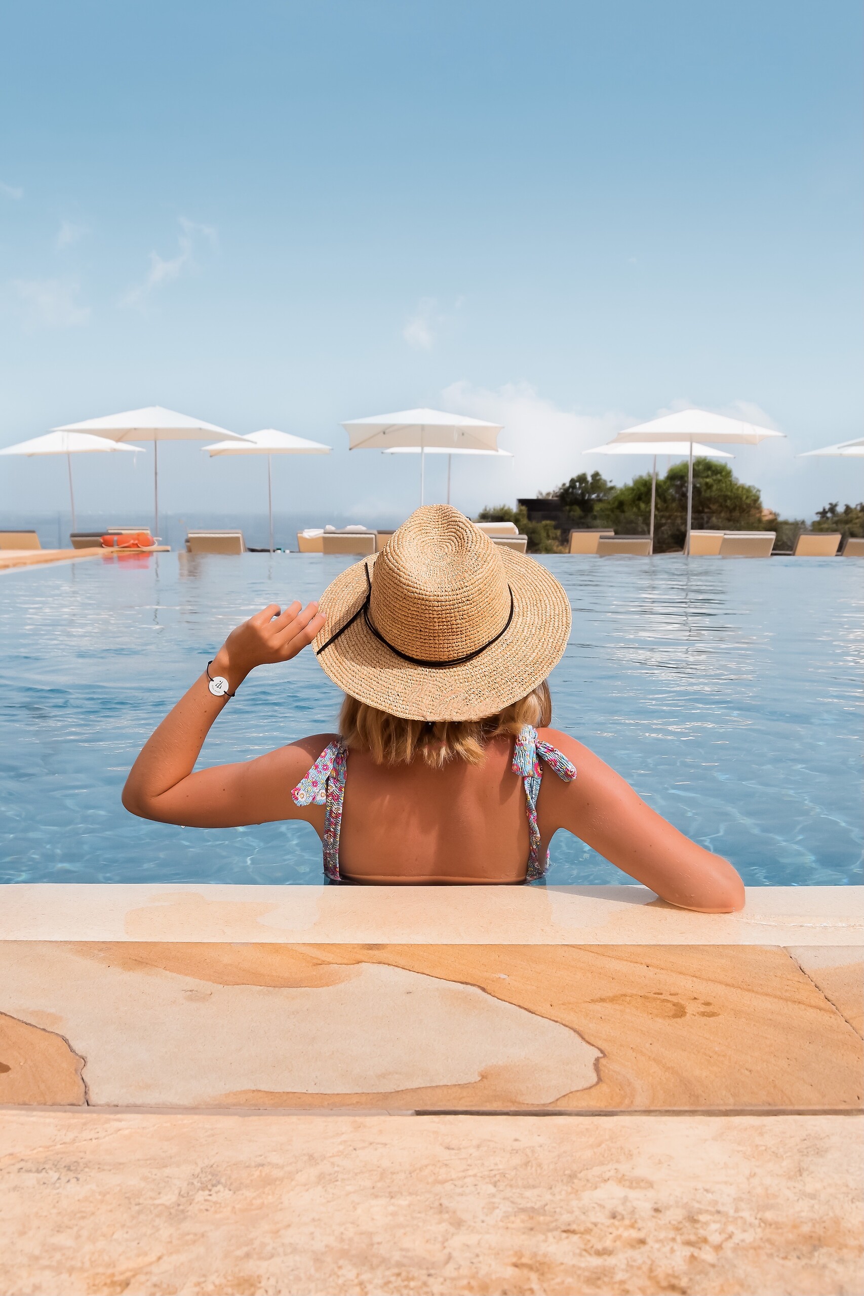 Accès libre piscine