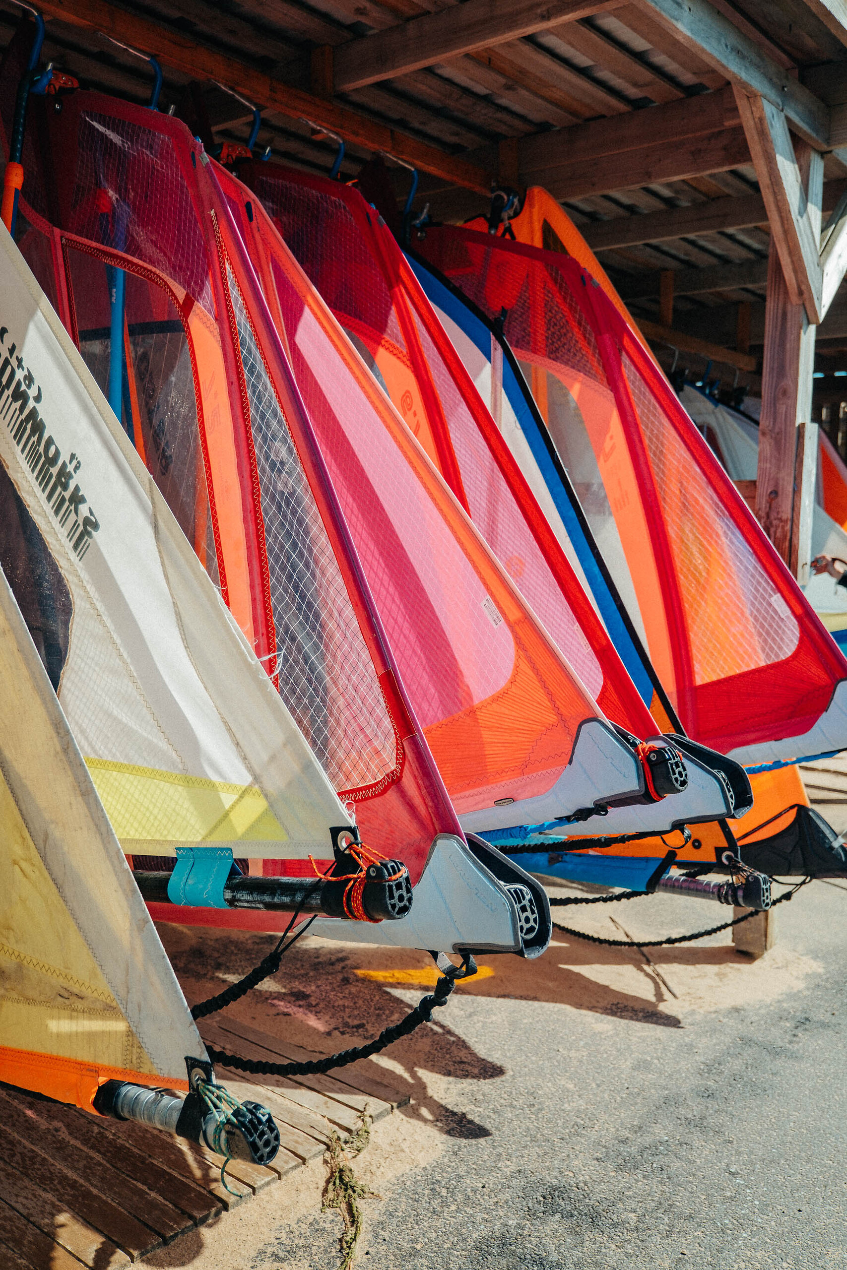 Planche à voile en accès libre