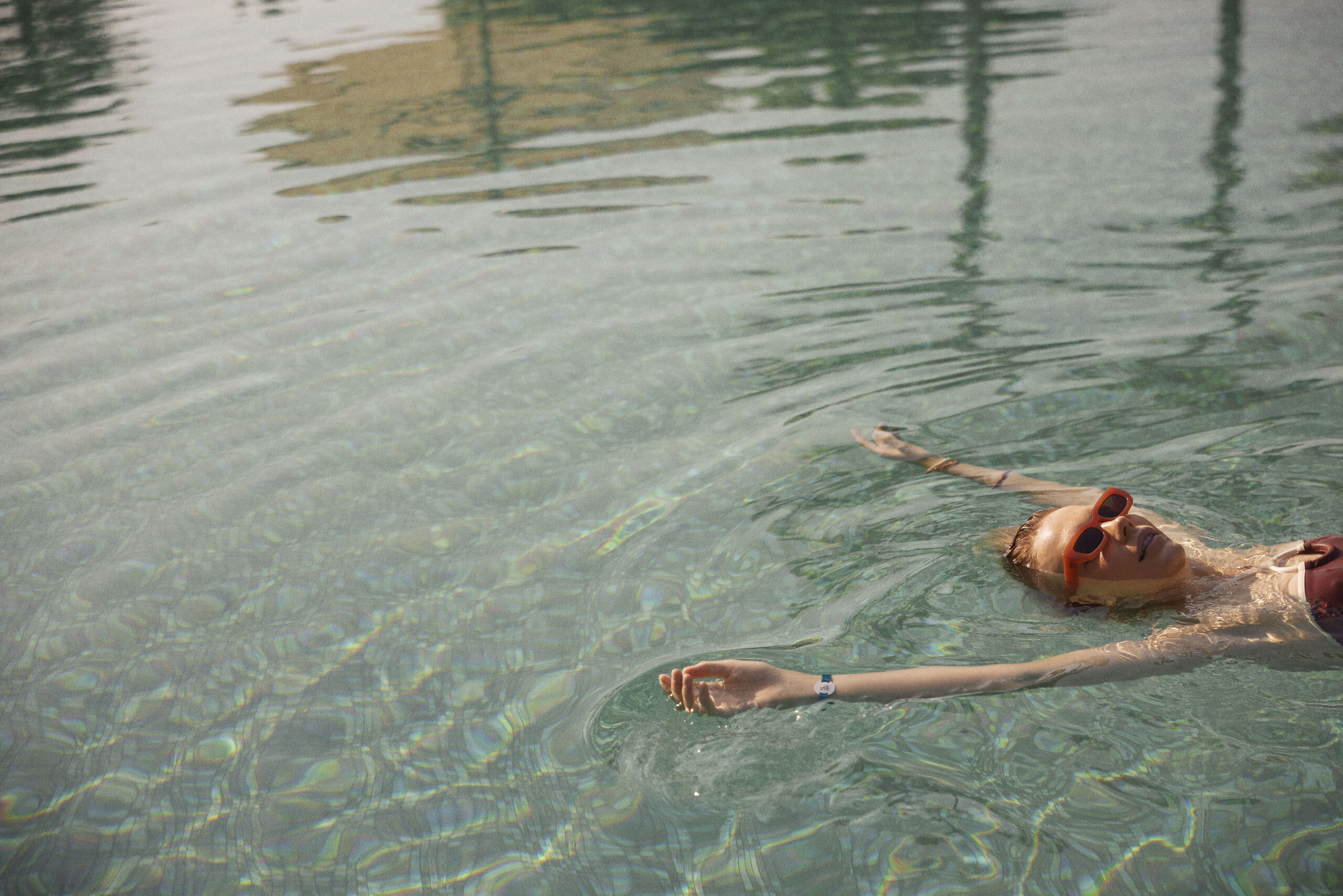 Accès libre piscine