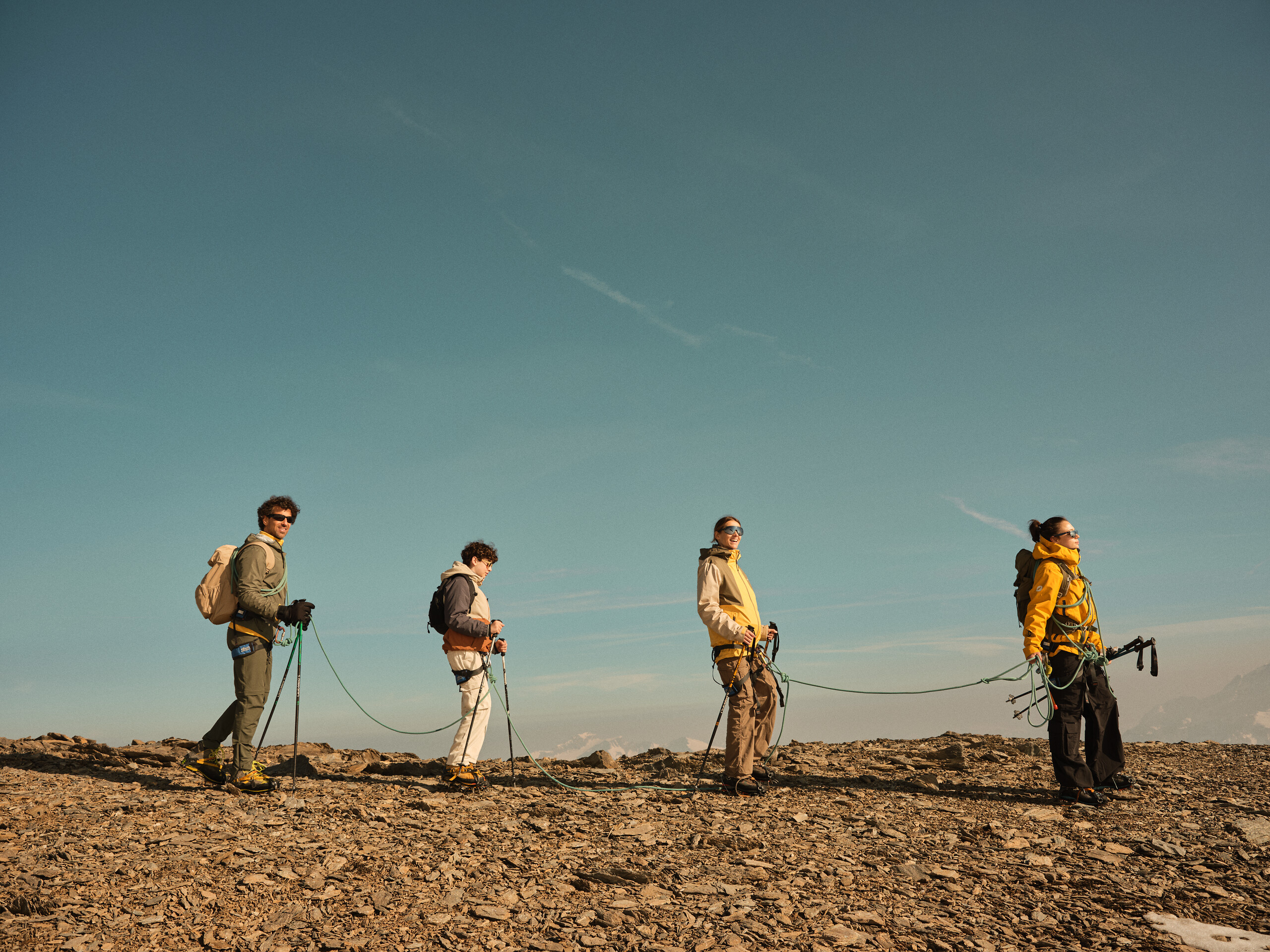 Escalade sur voies naturelles et glaciers