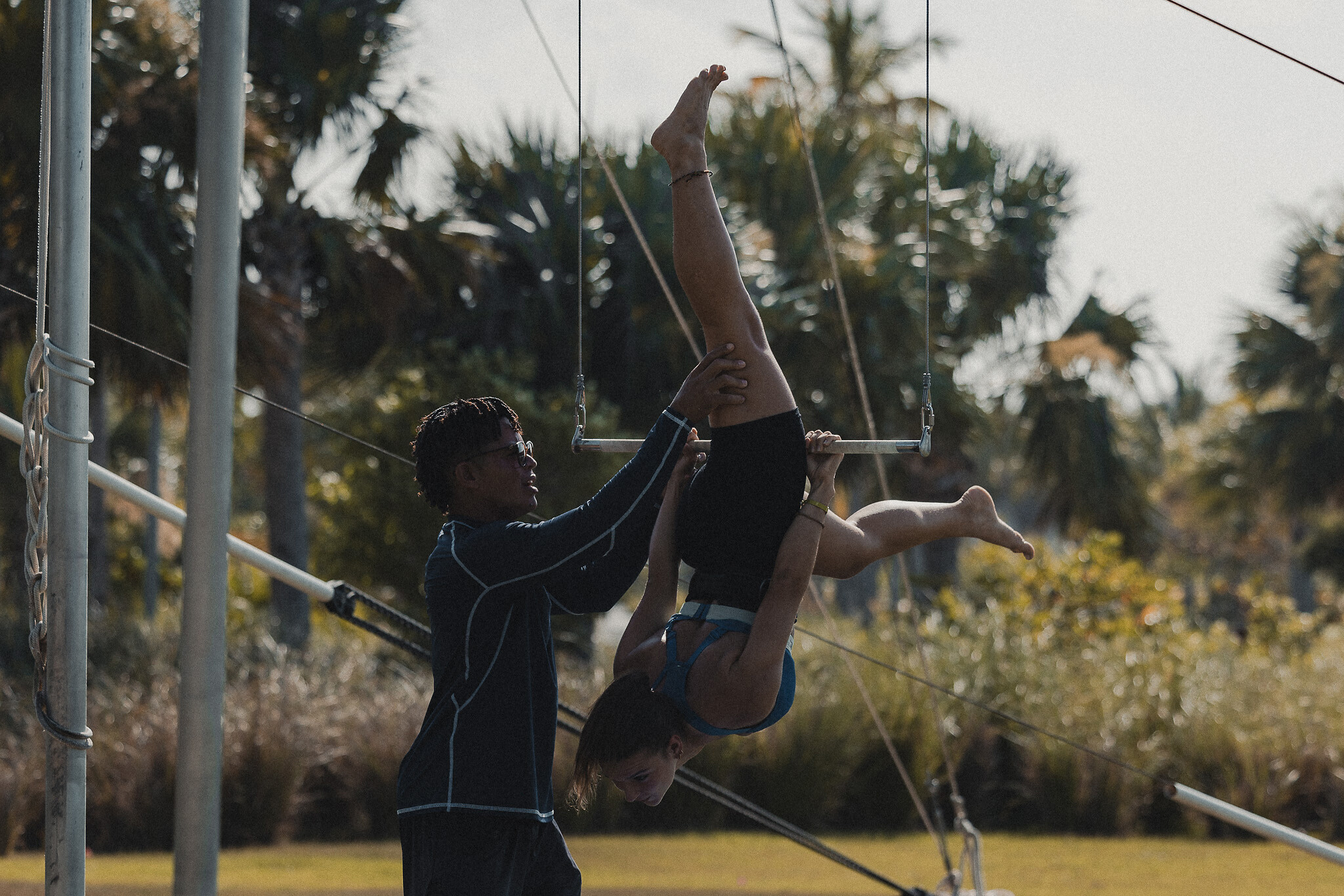 Flying trapeze group lessons