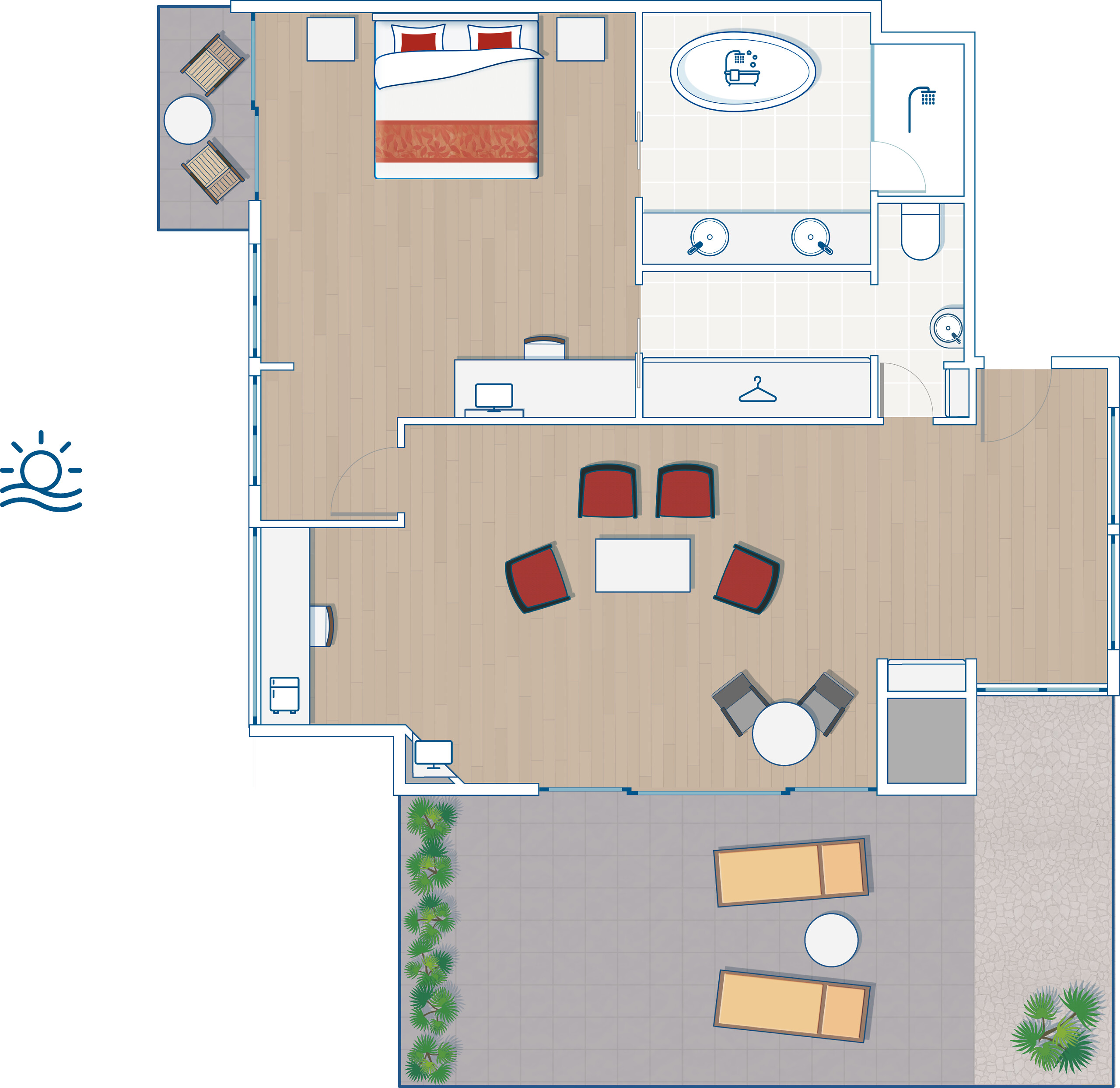 План номера