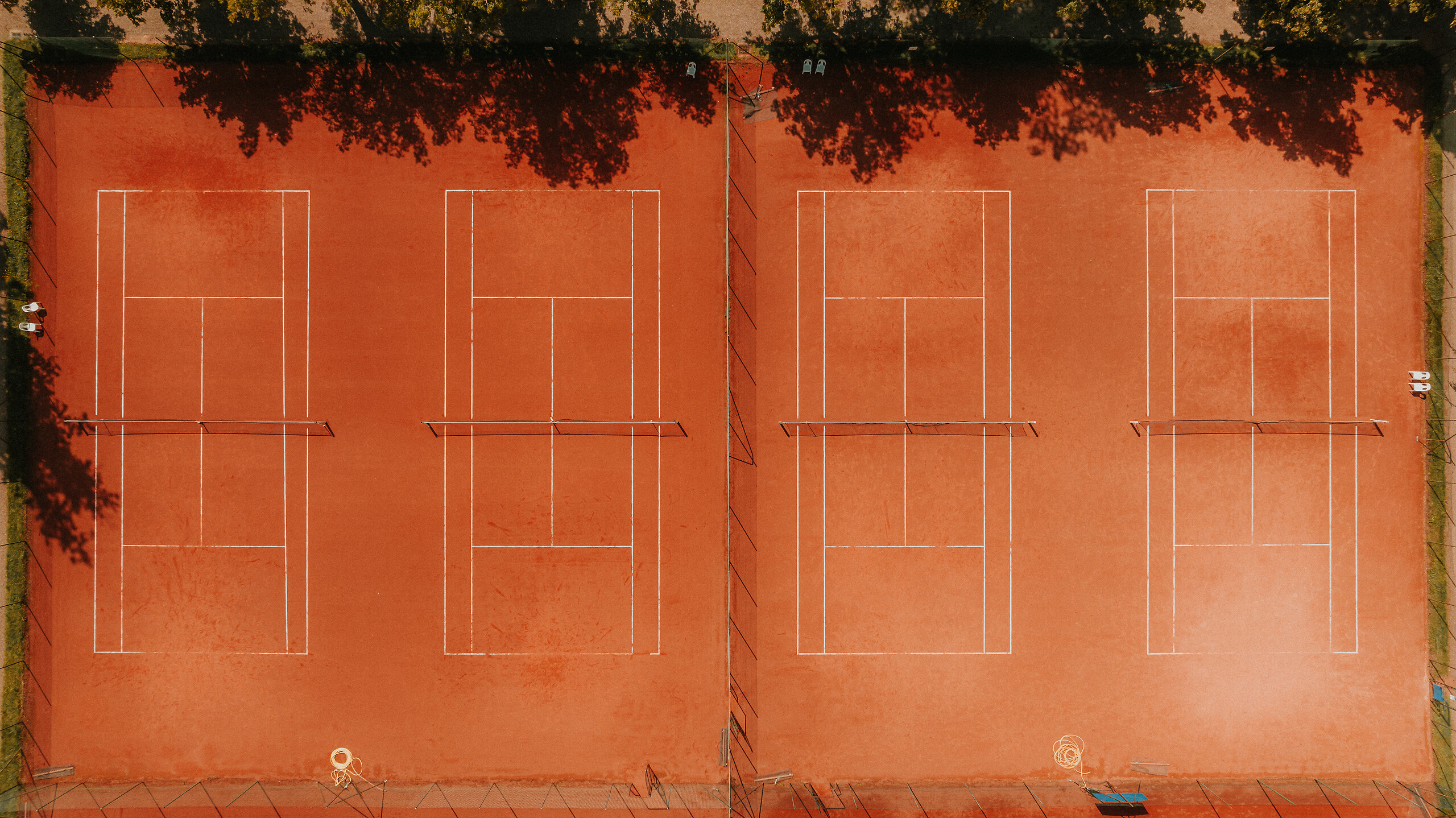 Courts de tennis en accès libre