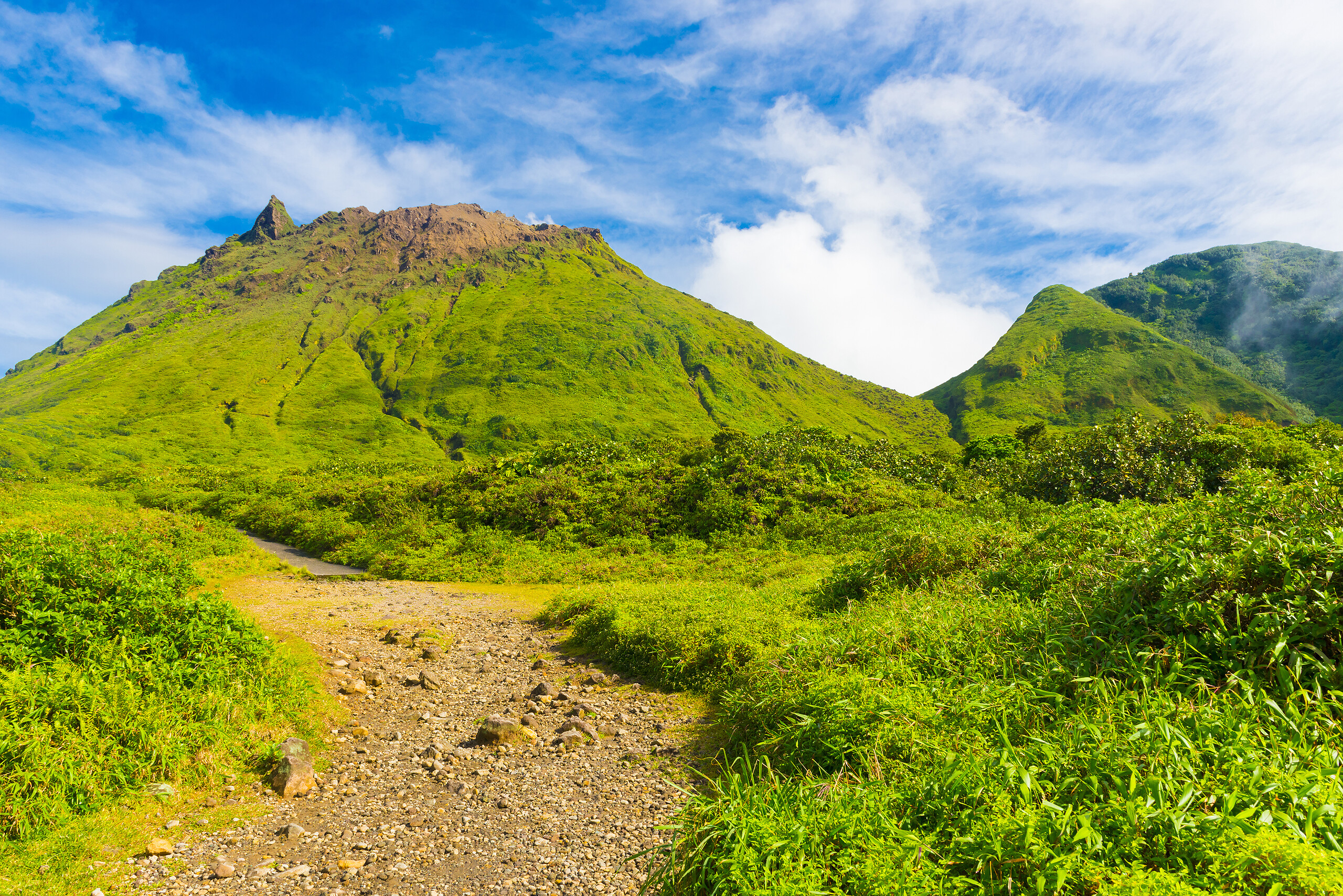 Wejdź na wulkan Soufrière