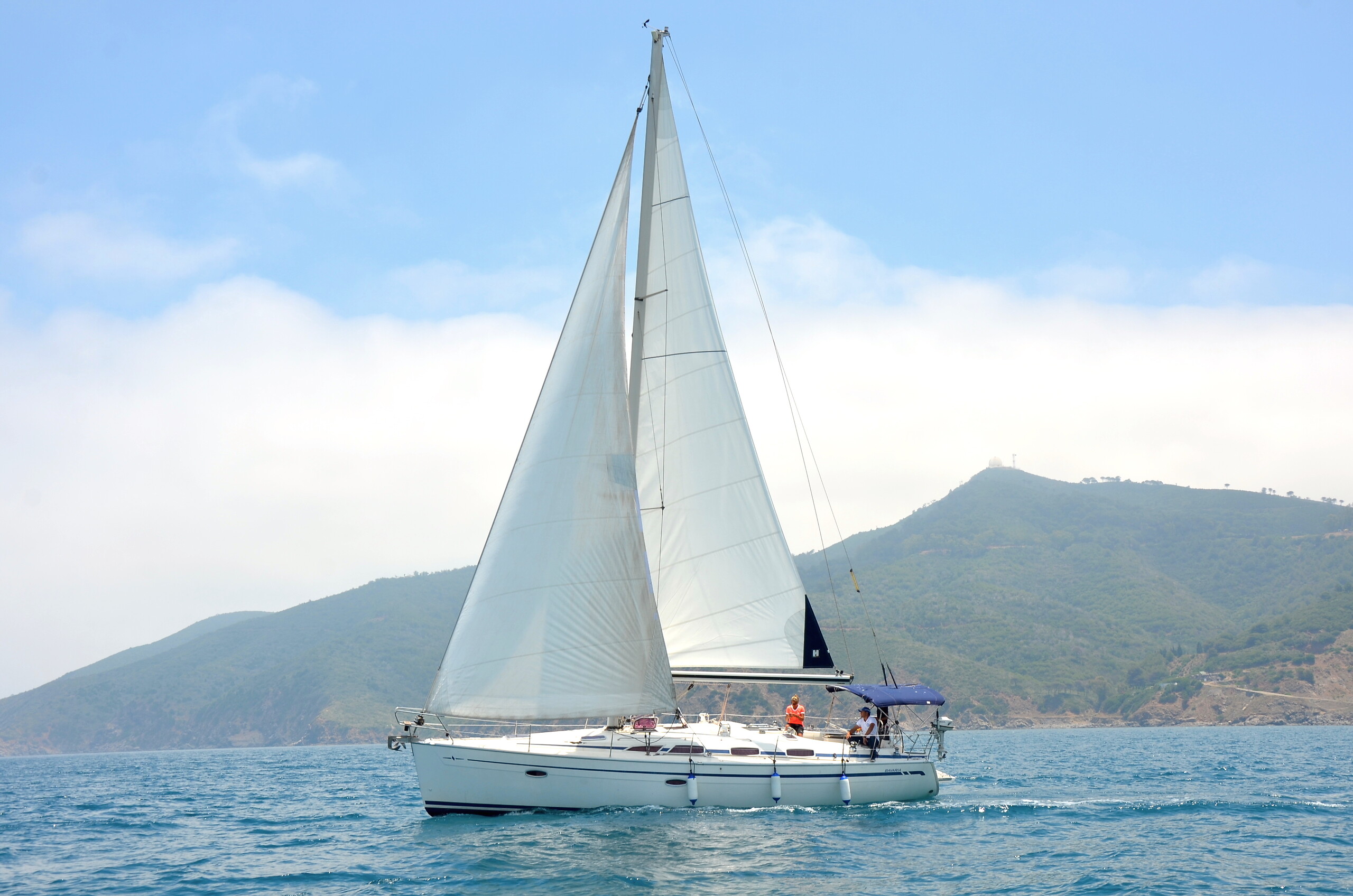Sailing in Tamuda Bay