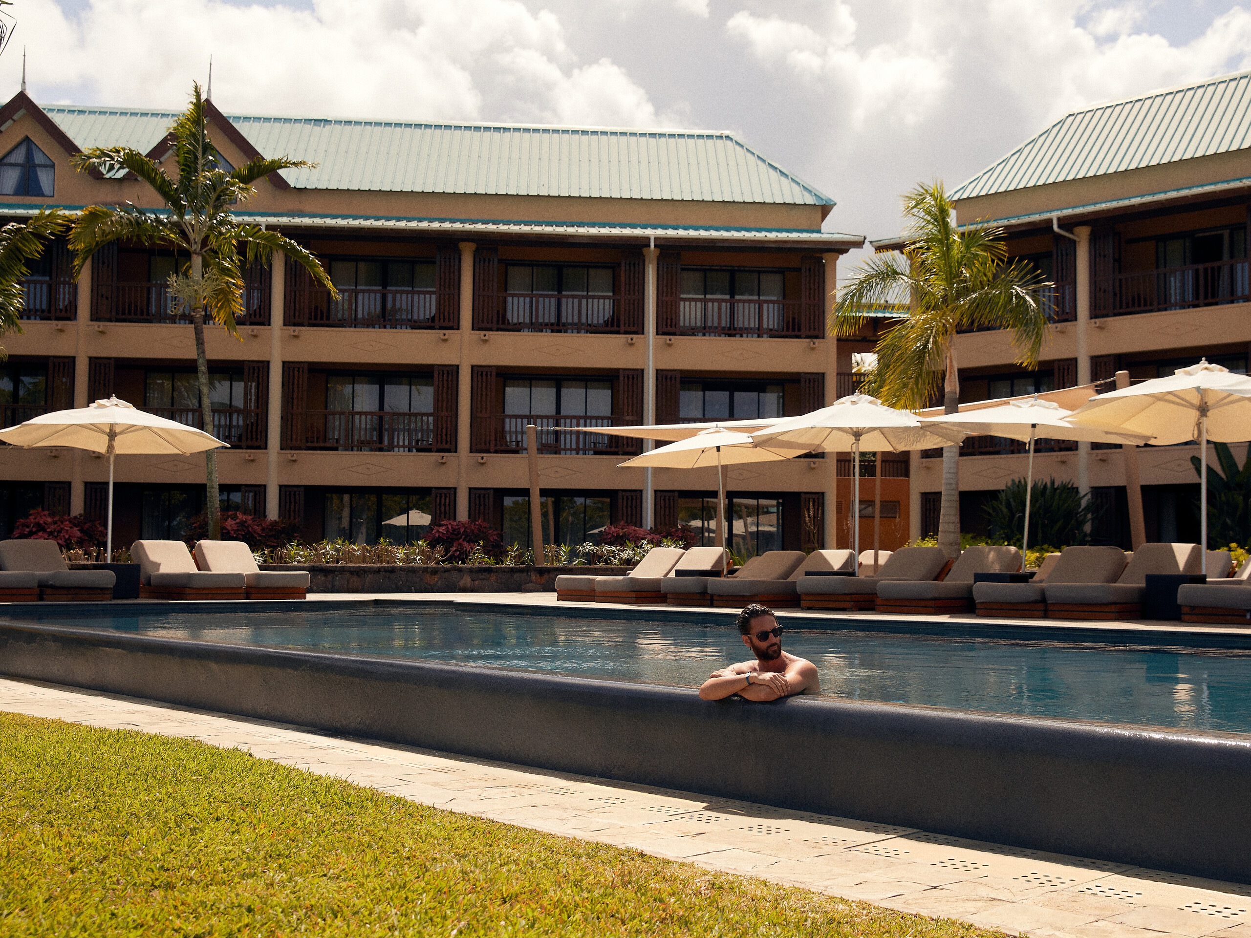 Accès libre piscine
