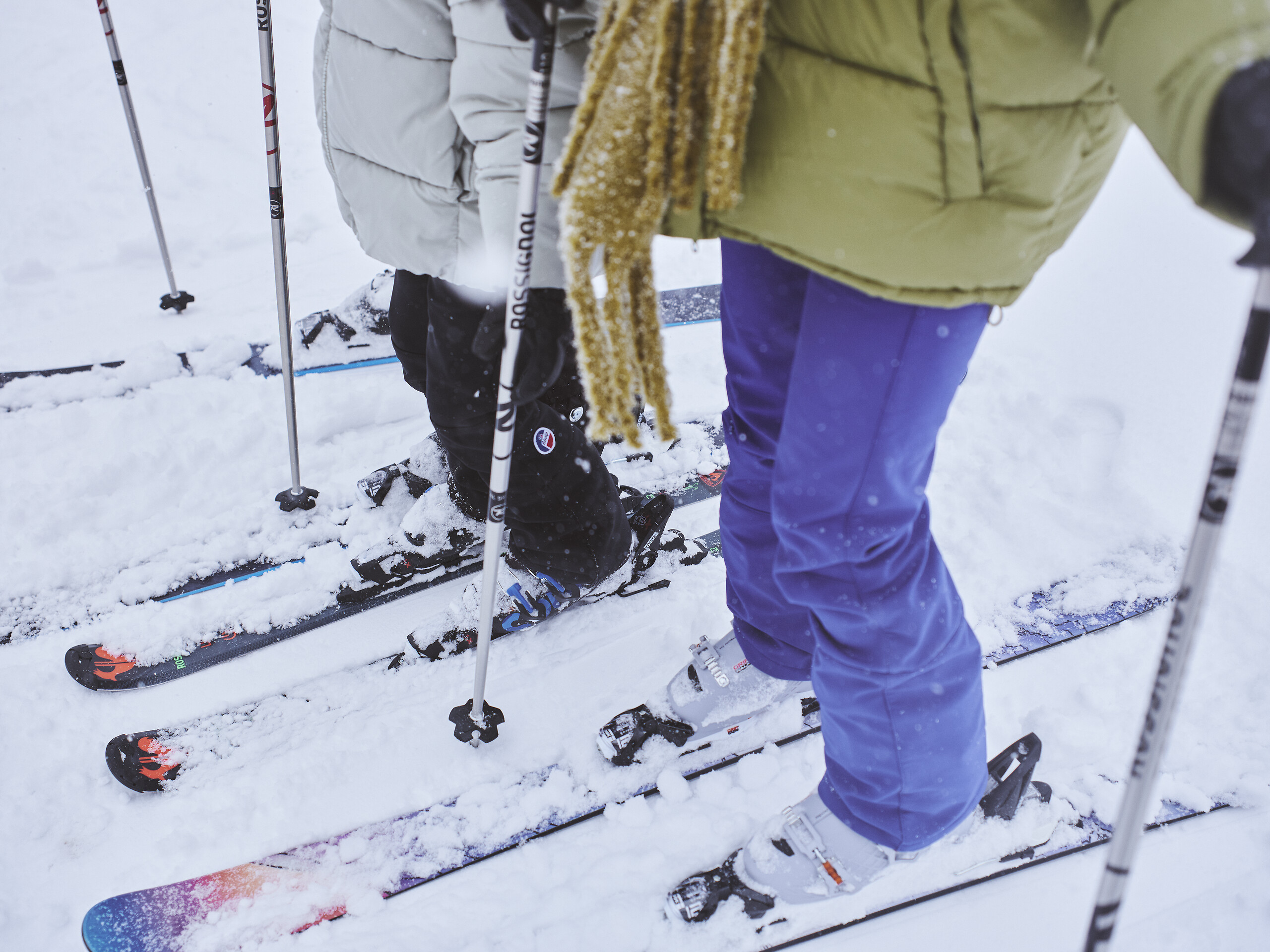 Private ski lessons  for 3/4 people