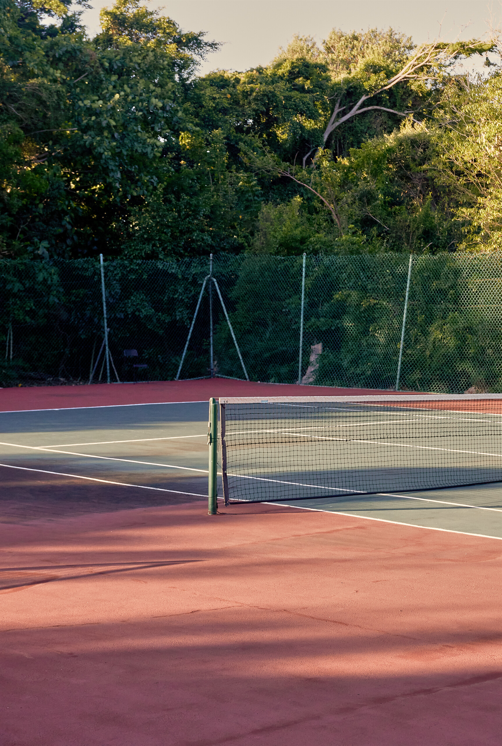 Free access to tennis courts