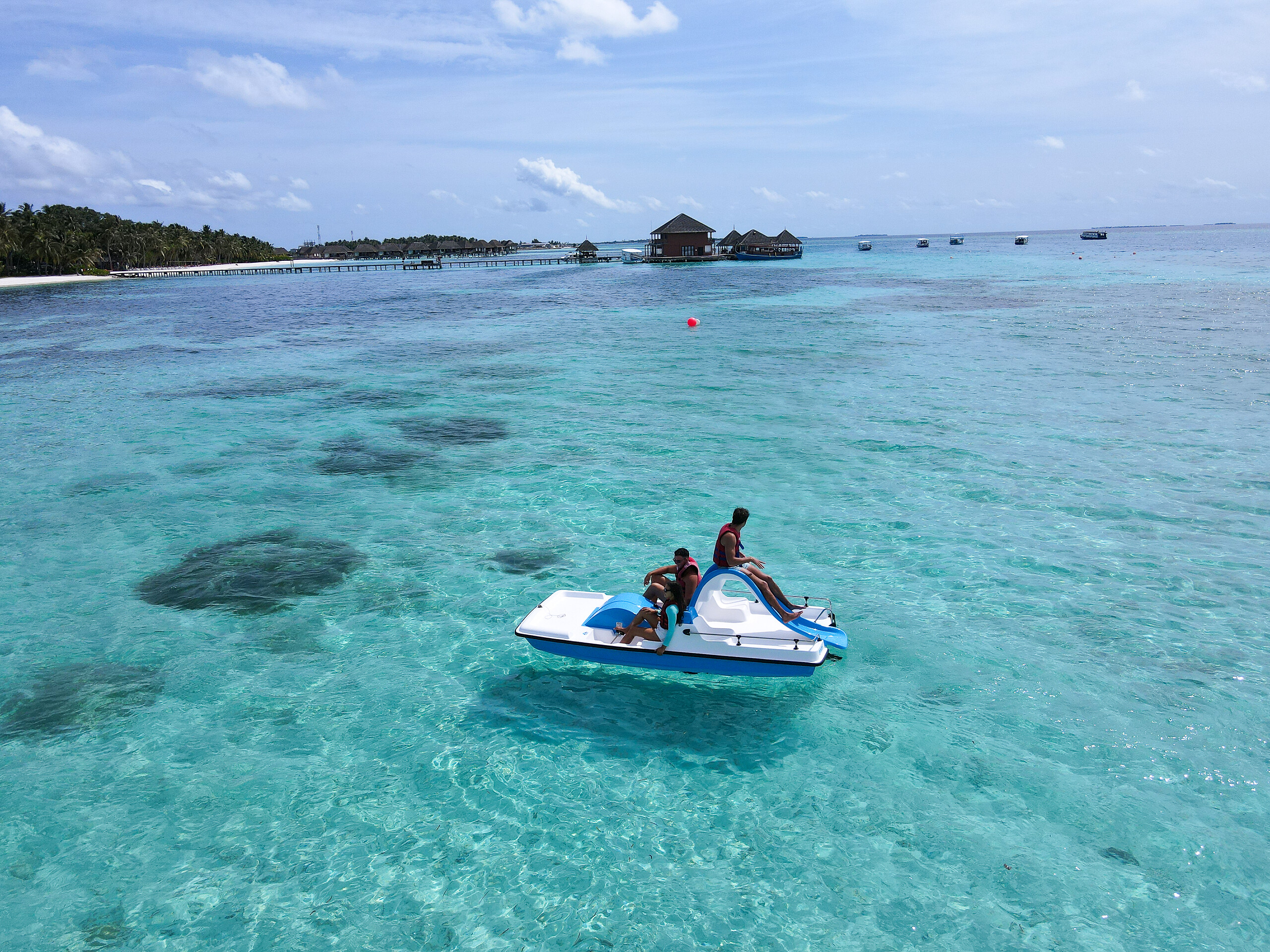 Family Pedal Boat with Slide