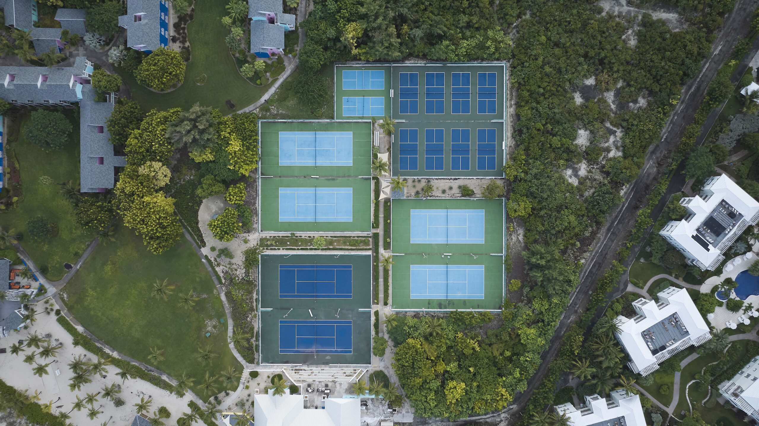 Tennis courts