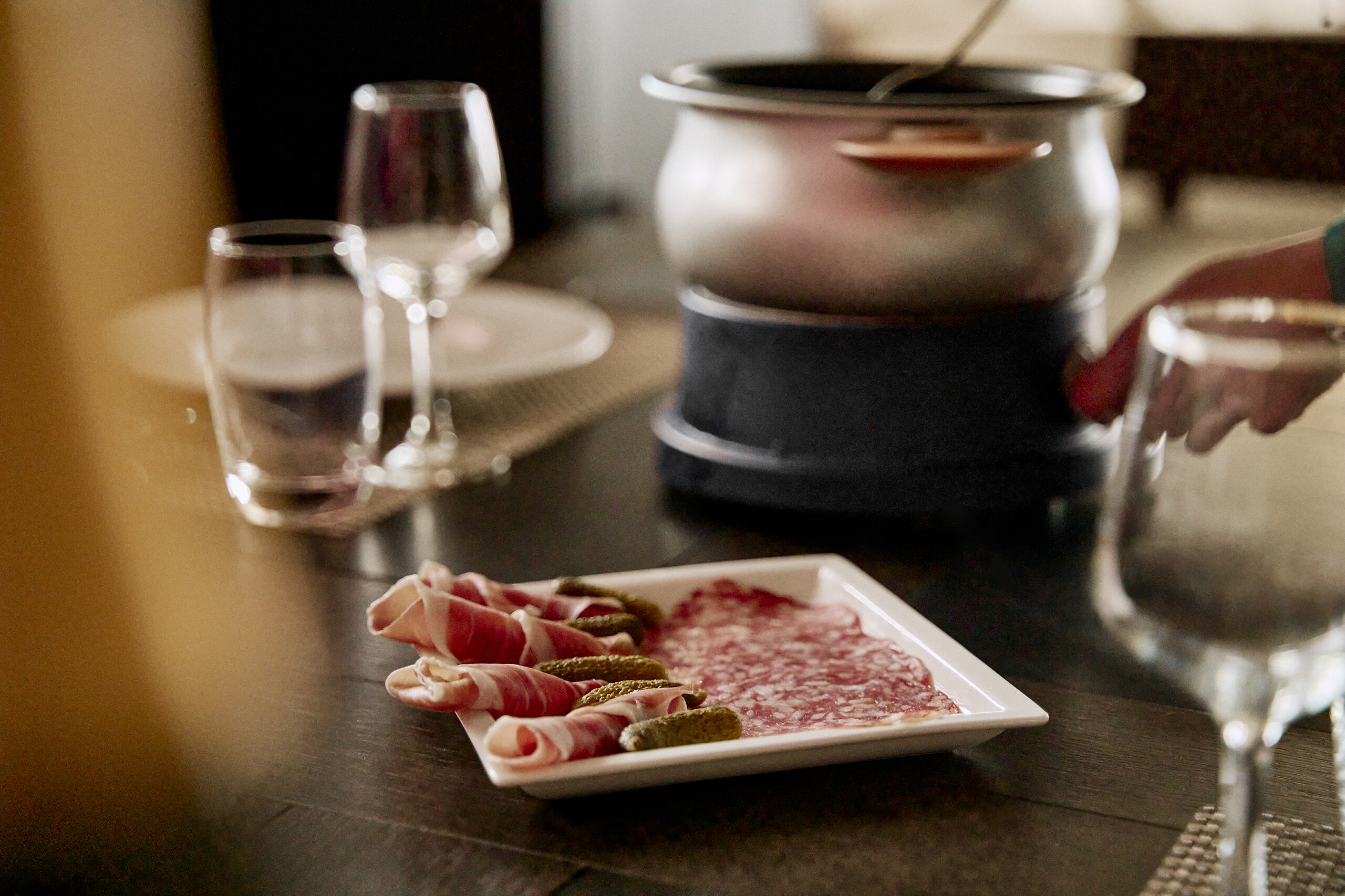 Private dining at the Chalet