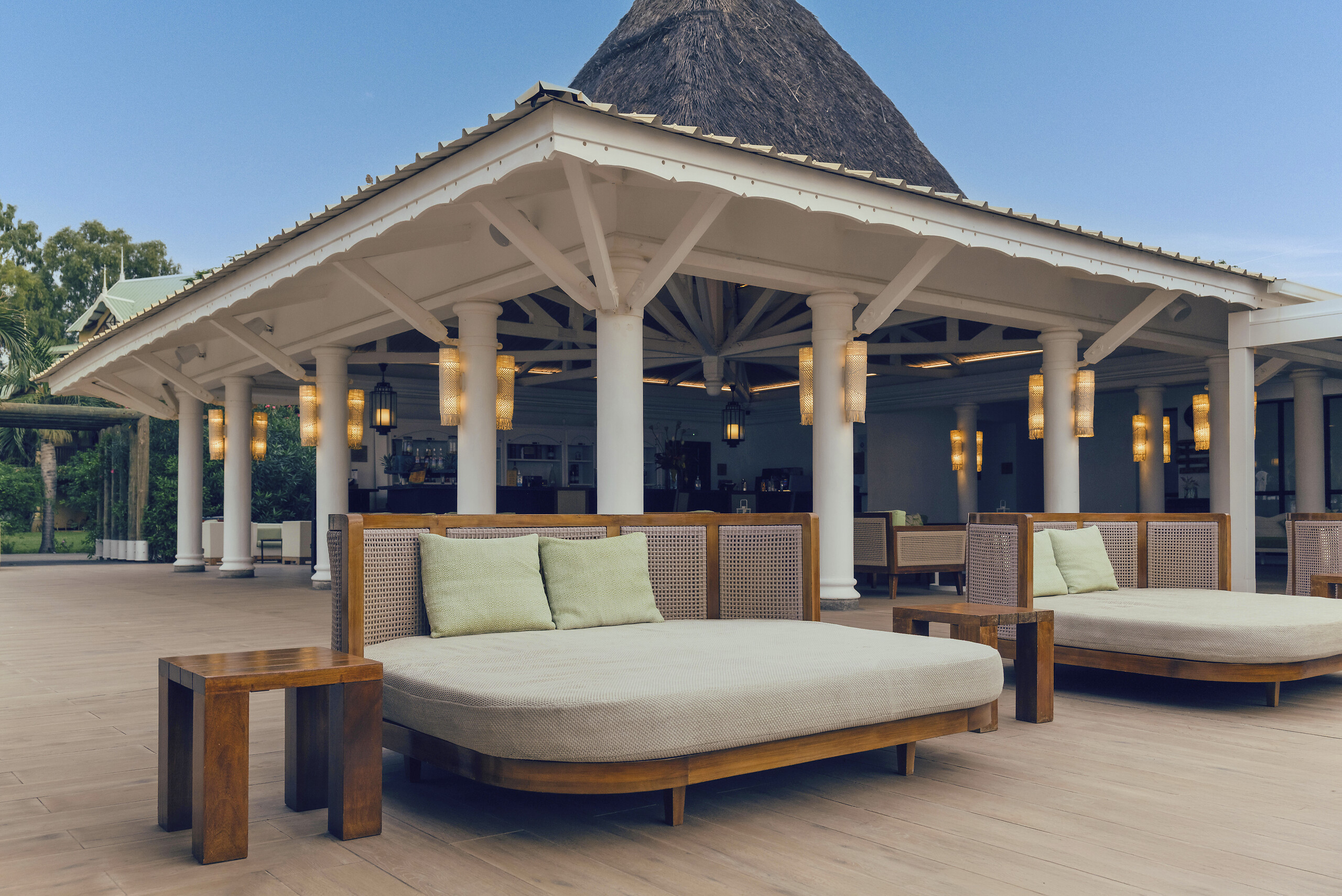In the Club Med Resort: the Alouda