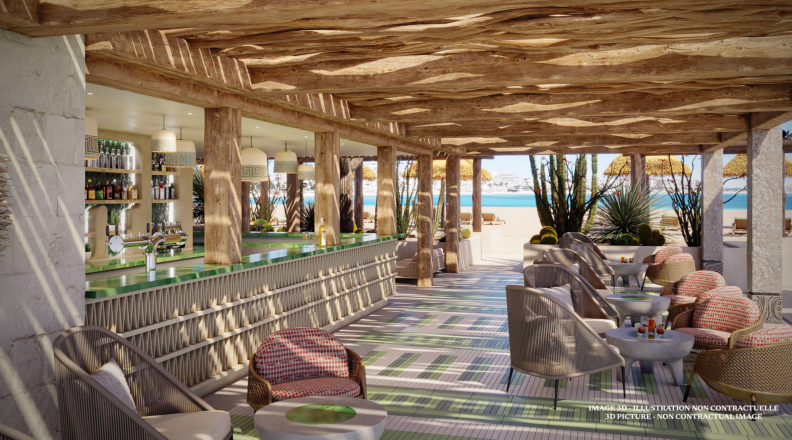 Bar de plage & piscine