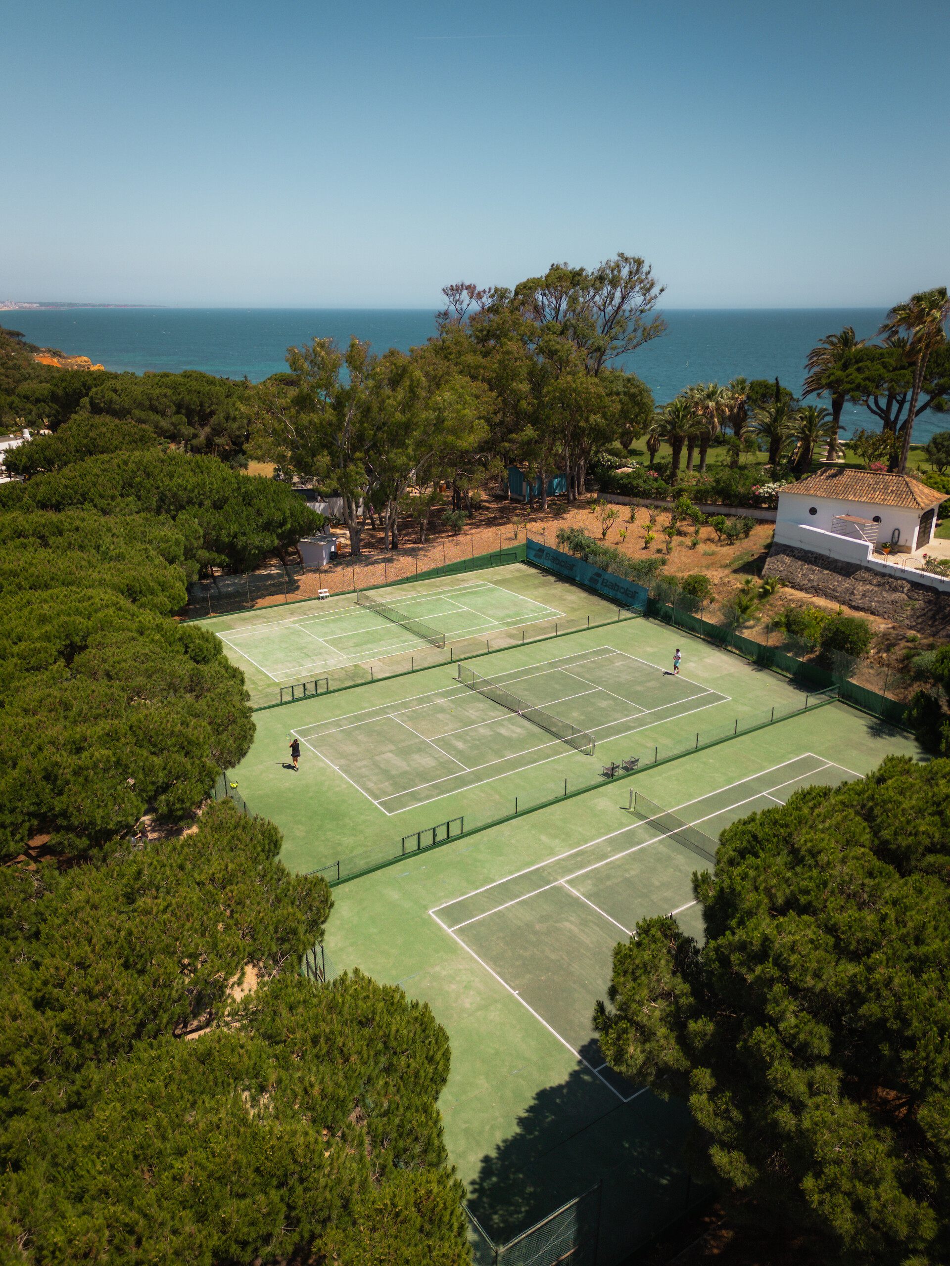 Tennis courts