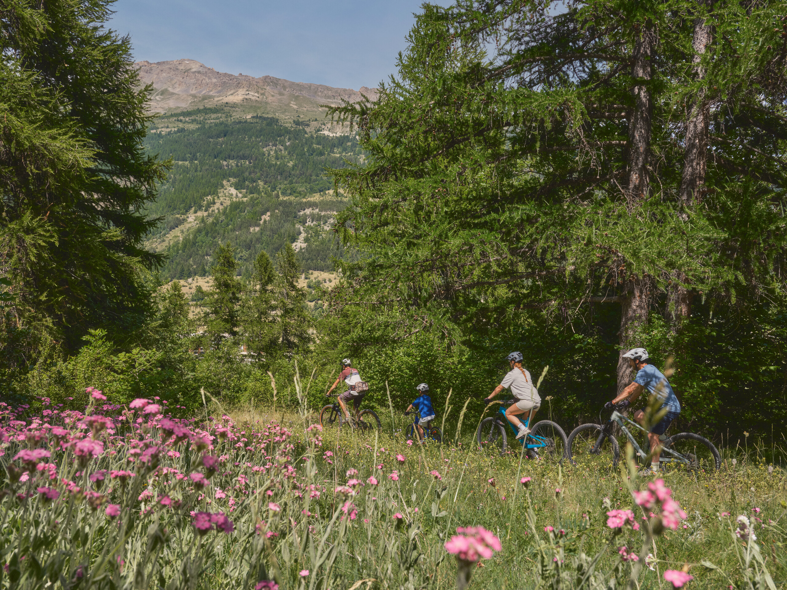 Accompanied rides mountain biking