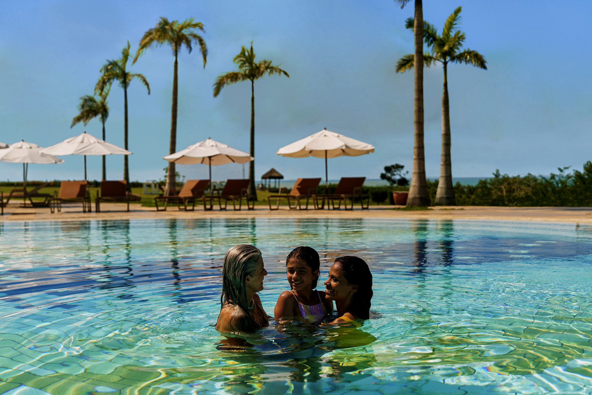 Accès libre piscine