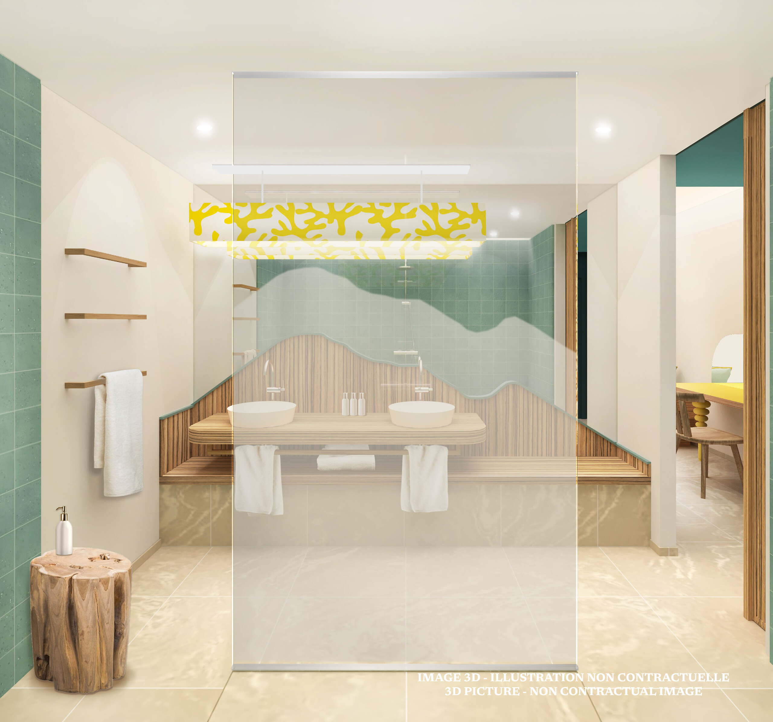 Zen Oasis, Pokój Deluxe - Accessible, widok na morze, New