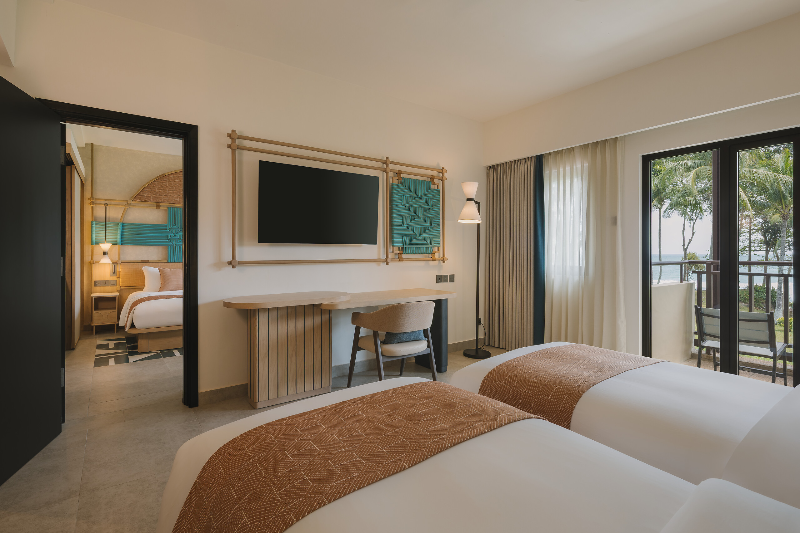 Interconnecting Deluxe Rooms - widok na morze, Balkon, Renovated