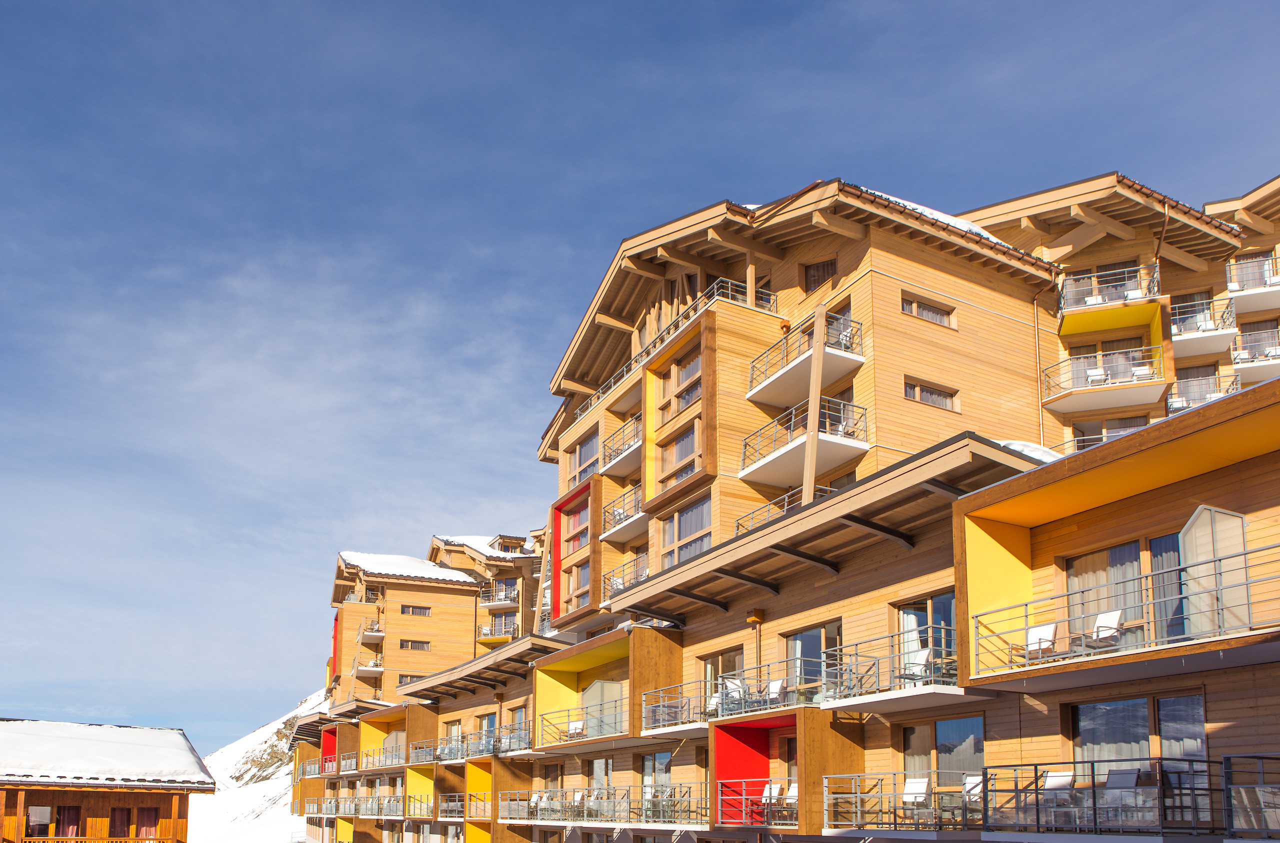 Village de design do Club Med Val Thorens Sensations, a 2.300 m nos Alpes franceses